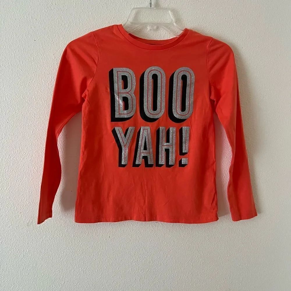 OshKosh Originals Girl shirt Boo Yah Print size 10